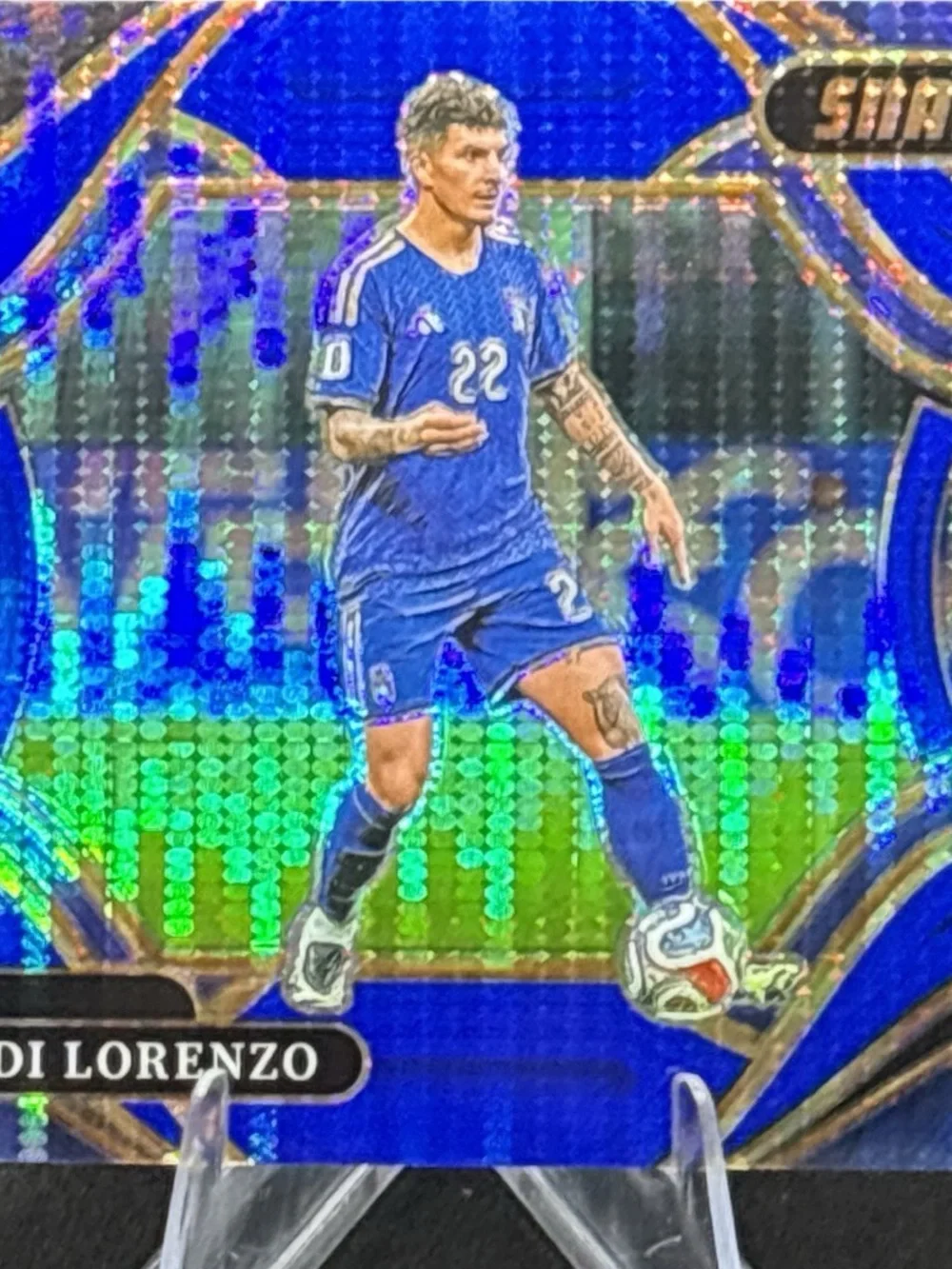 Panini Select Blue Prizm Giovanni Di Lorenzo Soccer Trading Card - Snapshot